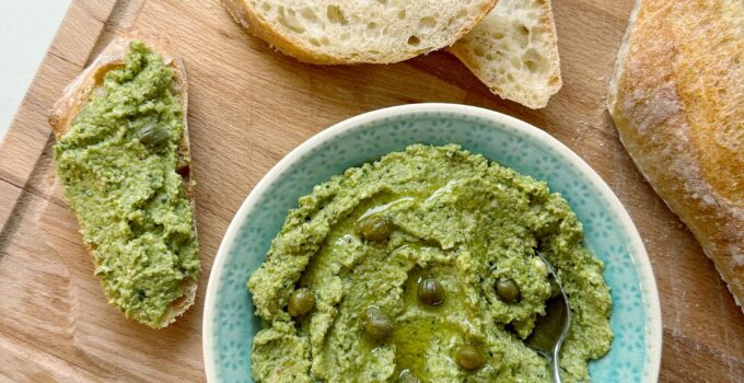 Tapenadă de măsline verzi